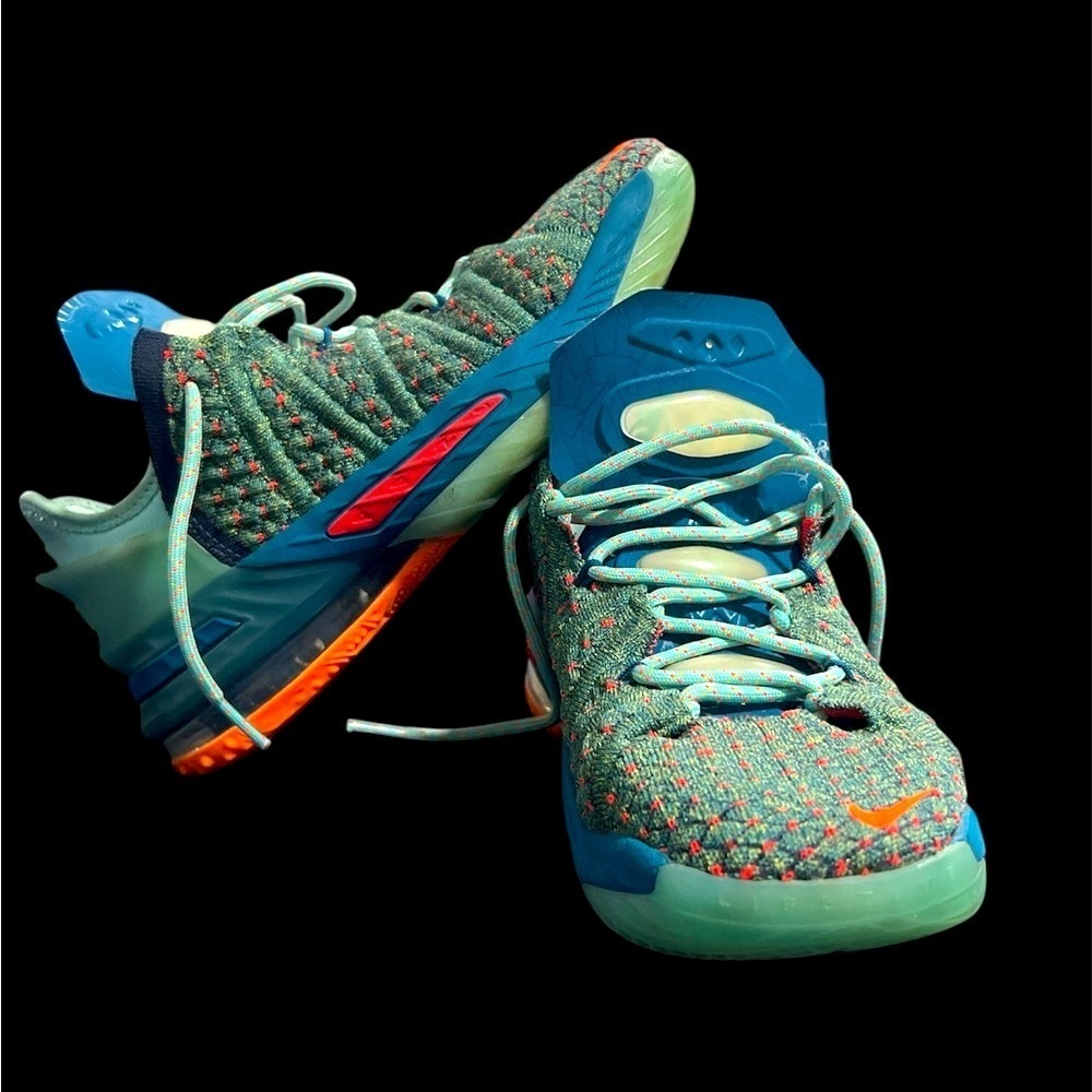 Nike Athletic Shoes - Gray, Blue, Orange